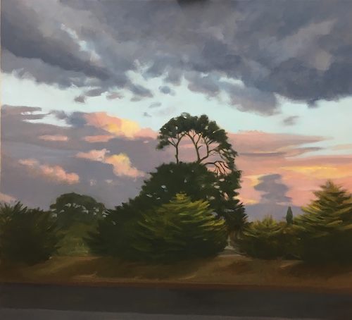 A Night At The Opera 102x91cm oil:canvas 2019