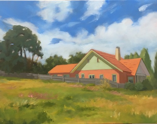 Neighbours 2 71x91cm 2018