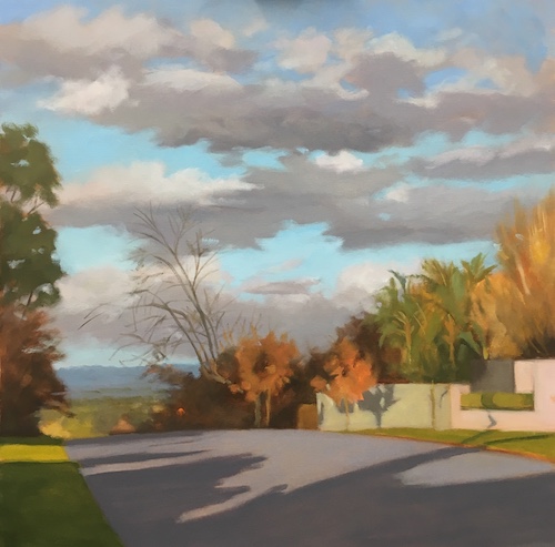 Over The Hill 102x92cm Oil:canvas 2019